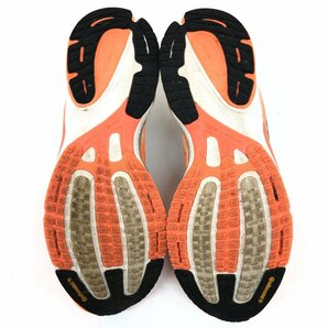 ●adidas アディダス アディゼロ テンポ6 メッシュ ランニングシューズ 23cm ネオンオレンジ スニーカー ジョギング トレーニング 女性用の画像8