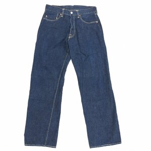 ●STUDIO D'ARTISAN ステュディオダルチザン SD-D02 0733 オリジナルストレート デニム パンツ 33 w76 濃紺 インディゴ ジーンズ 赤耳