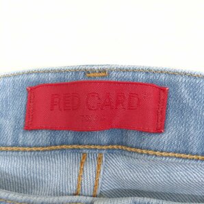 RED CARD レッドカード 定価20,900円 30th Anniversary HR ストレッチ アンクルスリム テーパード デニム パンツ 25 w72 日本製 ジーンズの画像3