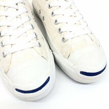 ●CONVERSE コンバース ジャックパーセル キャンバス ローカット スニーカー 25cm 白 ホワイト JACK PURCELL メンズ 紳士_画像9