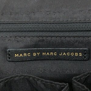 ●MARC BY MARC JACOBS マークジェイコブス 2Way 本革 レザー ワンハンドル ショルダーバッグ 黒×白 ハンドバッグ 肩掛け バイカラー 婦人の画像3