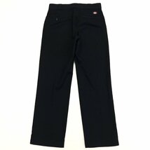 ●Dickies ディッキーズ オリジナルフィット ストレート ワークパンツ 30 w80 黒 ブラック チノパンツ ワーク系 国内正規品 メンズ 紳士_画像2