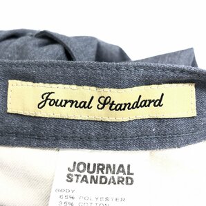 JOURNAL STANDARD ジャーナルスタンダード 裏地チェック柄 テーパード パンツ L w82 グレー チノパンツ 日本製 国内正規品 メンズ 紳士の画像3