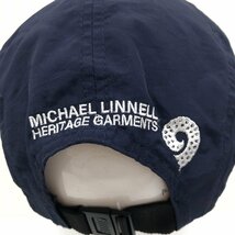 MICHAEL LINNELL マイケルリンネル 蛸焼堂 ナイロン ジェットキャップ F 濃紺 インディゴ スナップバック 帽子 国内正規品 メンズ 紳士_画像6