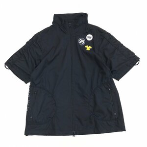 SWAMP TOURSs one p Tour z. manner lining attaching windbreaker Golf jacket 3(L) black black made in Japan short sleeves feather weave domestic regular goods for women 