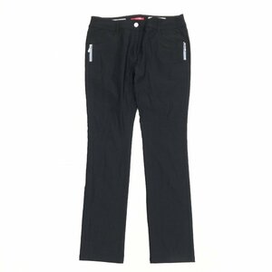 marie claire sport マリクレール ストレッチ ゴルフパンツ 3L 黒 ブラック スラックス 2XL ゆったり 大きい 国内正規品 レディース