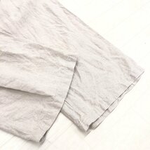 MUJI 無印良品 定価3,990円 麻 リネン100% ストレートパンツ XL グレージュ ワイドパンツ イージーパンツ LL 2L ゆったり 大きい 女性用_画像5