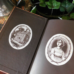 *゜+ エマ ジェーン・オースティンの古書 アンティークブック ヴィンテージ本 洋書 古書 ディスプレイ イギリス 英国の画像5