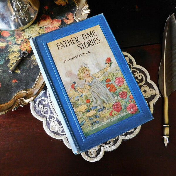 ☆゜+.20世紀初頭　可愛らしい英国の本　古書　イラスト豊富　英国の児童書　物語　アンティークブック　ヴィンテージ本　洋書　レトロ