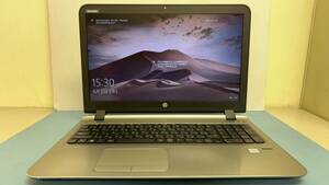 中古ノートパソコン★Windows10★hp Core i5-6200U/@2.40GHz/8GB/SSD 128GB/15インチ以上★