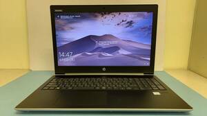 中古ノートパソコン★Windows10★hp Core i5-7200U/@2.71GHz/8GB/SSD 120GB/15インチ以上★