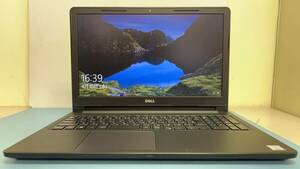 中古ノートパソコン★Windows10★DELL Core i3-7020U/@2.30GHz/4GB/HDD 320GB/15インチ以上★