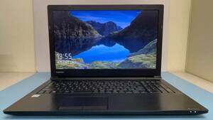 中古ノートパソコン★Windows10★toshiba Core i5-7200U/@2.71GHz/8GB/SSD 240GB/15インチ以上★