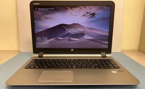 中古ノートパソコン★Windows10★hp Core i3-6100U/@2.30GHz/4GB/HDD 1TB/15インチ以上★