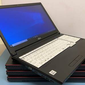 中古ノートパソコン ４台セット ★Windows10★Fujitsu Core i5-10310U/@2.21GHz/8GB/SSD 240GB/15インチ以上★の画像3