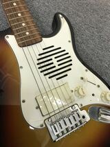 【a1】 Fender Japan Stratocaster フェンダージャパン　ストラト スピーカー内蔵エレキギター ミニギター　JUNK y4175 1608-44_画像5