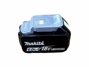 makita マキタ 6.0Ah 18V 残容量表示付 リチウムイオンバッテリー BL1860B 純正品 /中古美品 4892