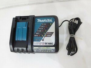 makita [マキタ] 7.2-18V用 急速充電器 [DC18RC /DC18RC T] 100V専用 充電器 工具周辺機器 純正 バラシ DIY 2017年製 /中古品 V19.0 4957