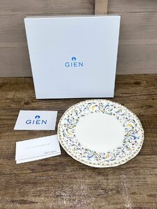 GIEN[ジアン]プレート 23cm フランスアンティーク 花柄 未使用品