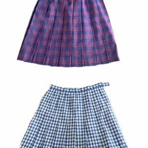 [岡山就実中学校]女子制服 5点 170A W75 ブレザー 半袖/長袖シャツ スカート*2 中古品の画像10