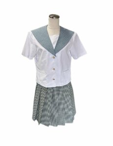 [ Okayama . real senior high school ] woman uniform summer sailor suit skirt W72 secondhand goods 