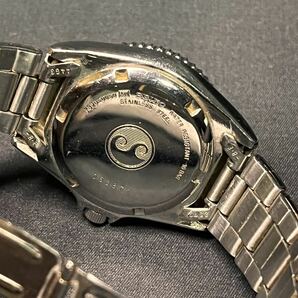 SEIKO セイコー 7S26-0050 ダイバー 黒文字盤 デイデイト メンズ腕時計 稼働 AT 自動巻き の画像7