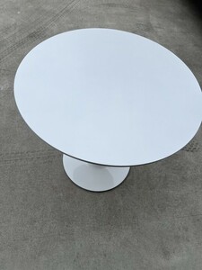 丸テーブル ダイニングテーブル カフェテーブル テーブル 円型 円形 北欧 おしゃれ ホワイト コンパクト TKS-EMSTB10B-WH AB218/219