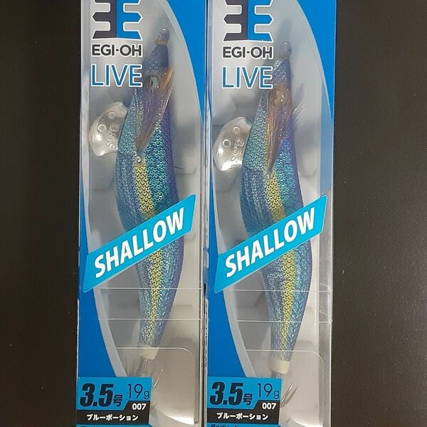 エギ王 LIVE 3.5号　SHALLOW 007 ブルーポーション　二点セット　新品未使用