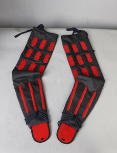  life-size [ red .. hand * pair . trunk elmet of armor ] armour armor P424