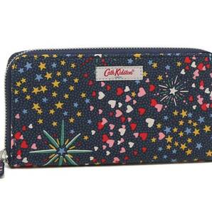 新品キャスキッドソン ラウンド長財布CATH KIDSTONミッドナイトスターズ　ラウンドファスナー ロングウォレット　