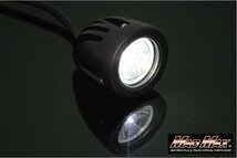 MADMAX 小型1灯式 汎用 LED フォグランプ 10W 12V-24V兼用 2PC/SET/バイク トラック 乗用車 作業灯 ワークライト 補助灯【送料800円】_画像2