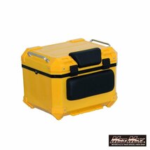 バイク用品 リアボックス E520 トップケース 45L イエロー/クロスカブ ハンターカブ パニアケース 収納ボックス 通勤【送料800円】_画像3