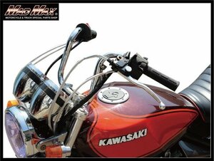 バイク用品 Z-FATHER オリジナル ハンドル タレハン１番シボリ/旧車 アップハンドル アップハン 汎用【送料800円】