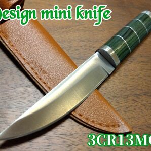 ☆Design mini KNIFE 果物ナイフ キャンプ 登山 釣り アウトドア 調理 料理 シースナイフ サバイバルナイフ