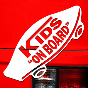 VANS風　KIDS ON BOARD　キッズインカー？？　キッズオンボードどっちでもいいけど ステッカー