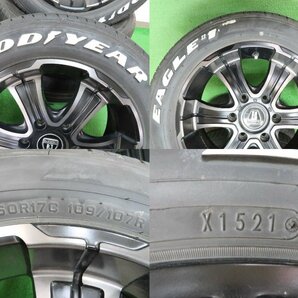 4本 BARBERO 17インチ 6.5J +38 6H 139.7 ラジアル GOODYEAR EAGLE #1 NASCAR 2021年 215/60R17 トヨタ ハイエース レジアスエース 200系の画像7