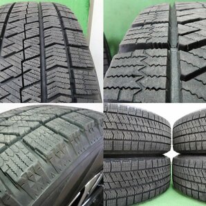 4本 WREST 16インチ 6.5J +45 114.3 スタッドレス ブリヂストン ブリザック VRX2 205/65R16 トヨタ ヤリスクロス カムリ エスティマ 平面座の画像10