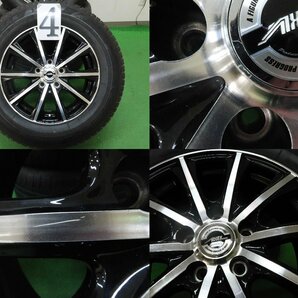 4本 AXEL 16インチ 114.3 スタッドレス ブリヂストン ブリザック VRX3 2021年 215/65R16 C-HR カローラクロス アルファード ヴェルファイアの画像5