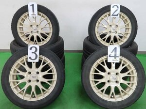 4本 Cawaii Decor 15インチ ラジアル DUNLOP エナセーブ EC300+ 165/60R15 ハスラー ソリオ デリカD2 キャストアクティバ カワイイデコル