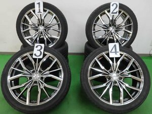 4本 weds レオニス LV 19インチ 8J +35 5H PCD114.3 ラジアル ヨコハマ エコス ES300 245/40R19 トヨタ アルファード ヴェルファイア 30 20