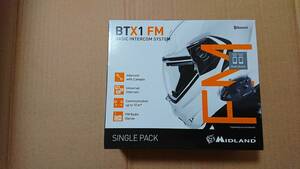 ミッドランド MIDLAND BTX1 FM シングルパック インカム バイク 訳アリ商品 