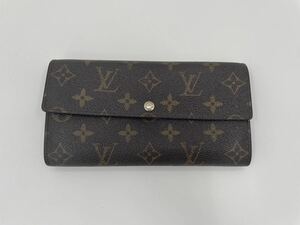 LOUIS VUITTON ルイヴィトン モノグラム ポルトフォイユ サラ 長財布 二つ折り財布 ウォレット 現状品