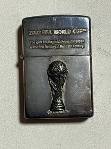 ZIPPO FIFA WORLD CUP JAPAN KOREA 2002 ジッポー オイルライター 喫煙具 火花確認済み