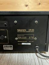 Nakamichi ナカミチ カセットデッキ CR-50 Discrete Head 通電、簡易動作確認済み_画像9