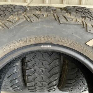 ☆中古品 MUD WARRIOR MONSTA LT215/70R16 タイヤ4本セット 2022年製☆の画像7