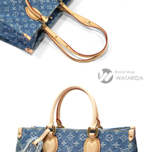 ルイヴィトン Louis Vuitton バッグ オンザゴー MM M46871 モノグラム デニム ブルー LV リミックス 箱・保付 未使用品 送料無料_画像4