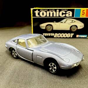 ☆1円〜★売り切り★黒箱トミカ No.5 TOYOTA 2000GT 1/60★美品