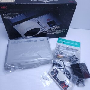 美品 動作品 NEC PC Engine PCエンジン PI-TG001 本体 コントローラー レトロゲーム CD-ROM2+インターフェイスユニット箱付セット(M-82)の画像7