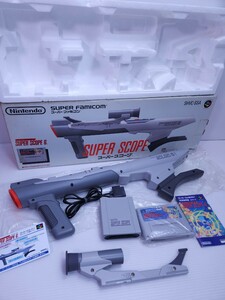 美品 レトロゲーム Nintendo 任天堂 スーパーファミコン FAMICOM スーパースコープ　SUPER SCOPE SHVC-SSA(H-151)