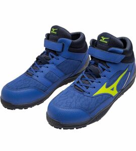 ミズノ MIZUNO オールマイティ 安全靴 スニーカー ブルー ハイカット ミッドカット安全靴 